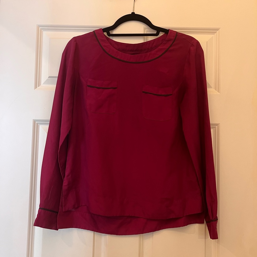 Anne Klein Women's Fuchsia Blouse